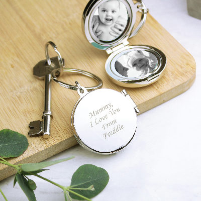 Personalised Round Photo Keyring