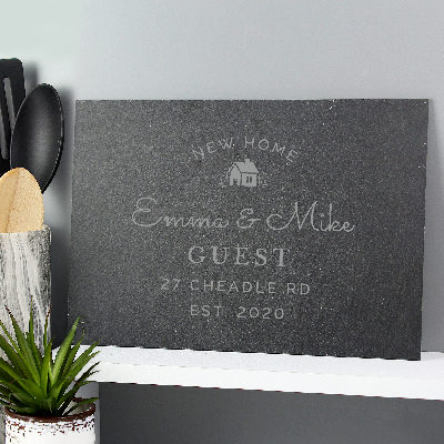 Personalised New Home Slate