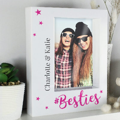 Personalised Besties 5x7 Box Photo Frame